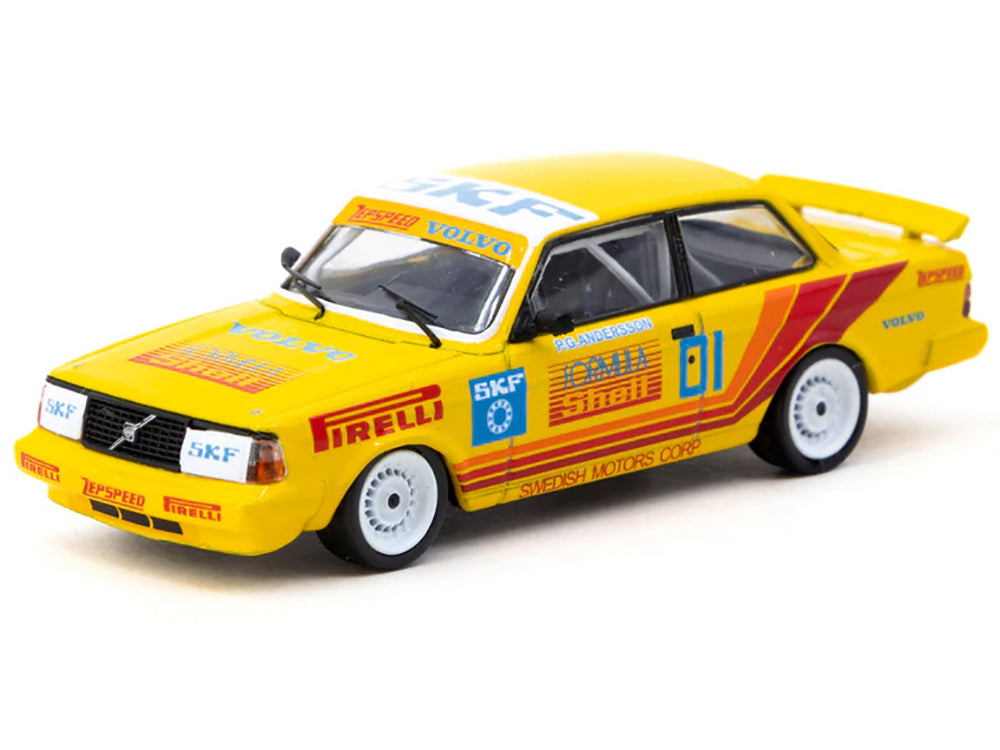 Volvo 240 Turbo #01 Per-Gunnar Andersson Winner "Thai Group A Championship Bira Circuit Pattaya" (1988) "Hobby64" Series 1/64 Diecast Model Car by Tarmac Works - image 2
