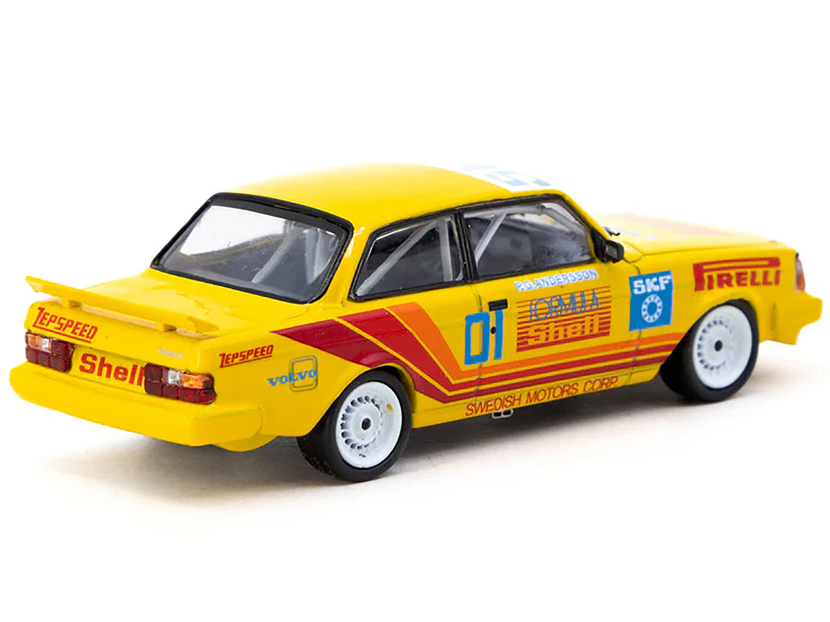 Volvo 240 Turbo #01 Per-Gunnar Andersson Winner "Thai Group A Championship Bira Circuit Pattaya" (1988) "Hobby64" Series 1/64 Diecast Model Car by Tarmac Works - image 3