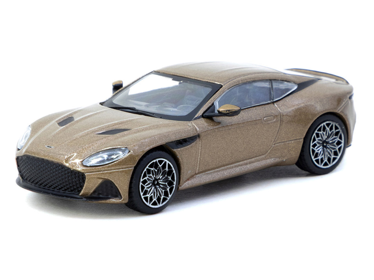 Aston Martin DBS Superleggera Brown Metallic "Global64" Series 1/64 Diecast Model Car by Tarmac Works - image 2