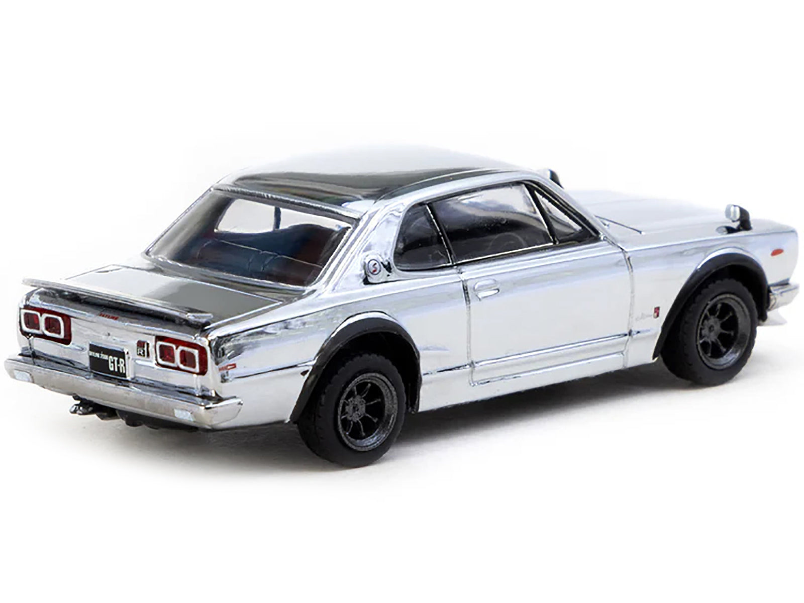 Nissan Skyline HT 2000GT-R RHD (Right Hand Drive) Silver Chrome "Japan Special Edition" "Global64" Series 1/64 Diecast Model Car by Tarmac Works - image 2