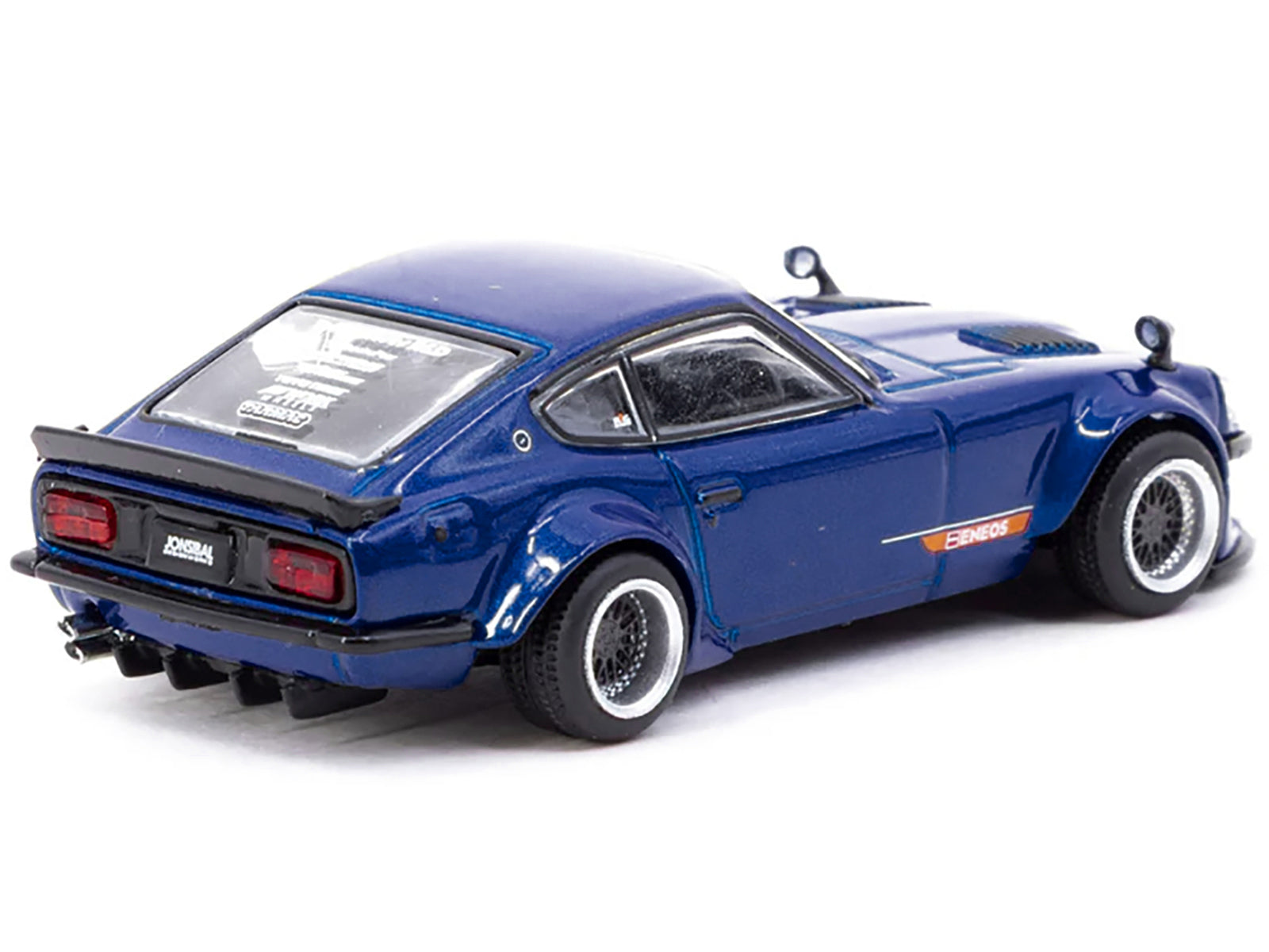 Nissan Fairlady Z S30 Widebody RHD (Right Hand Drive) "Designed by Jon Sibal" Blue Metallic "Global64" Series 1/64 Diecast Model Car by Tarmac Works - image 2