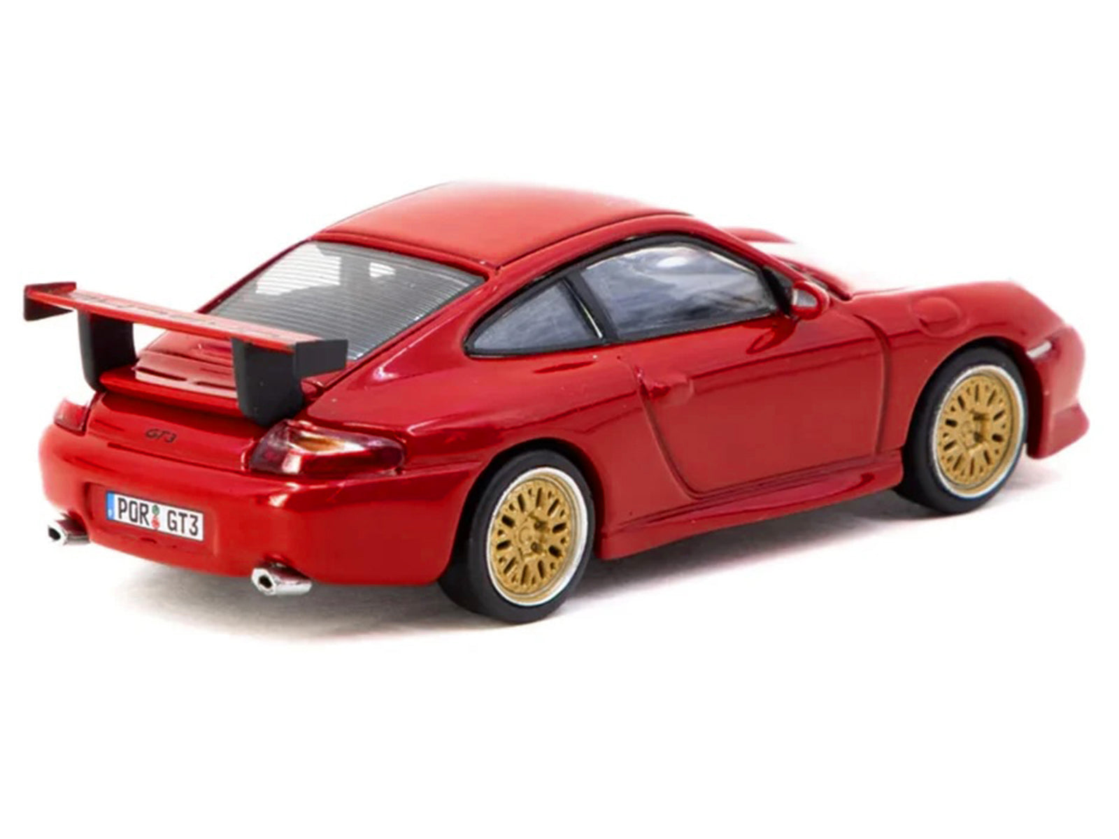 Porsche 911 GT3 (996) Red "Global64" Series 1/64 Diecast Model by Tarmac Works - image 3
