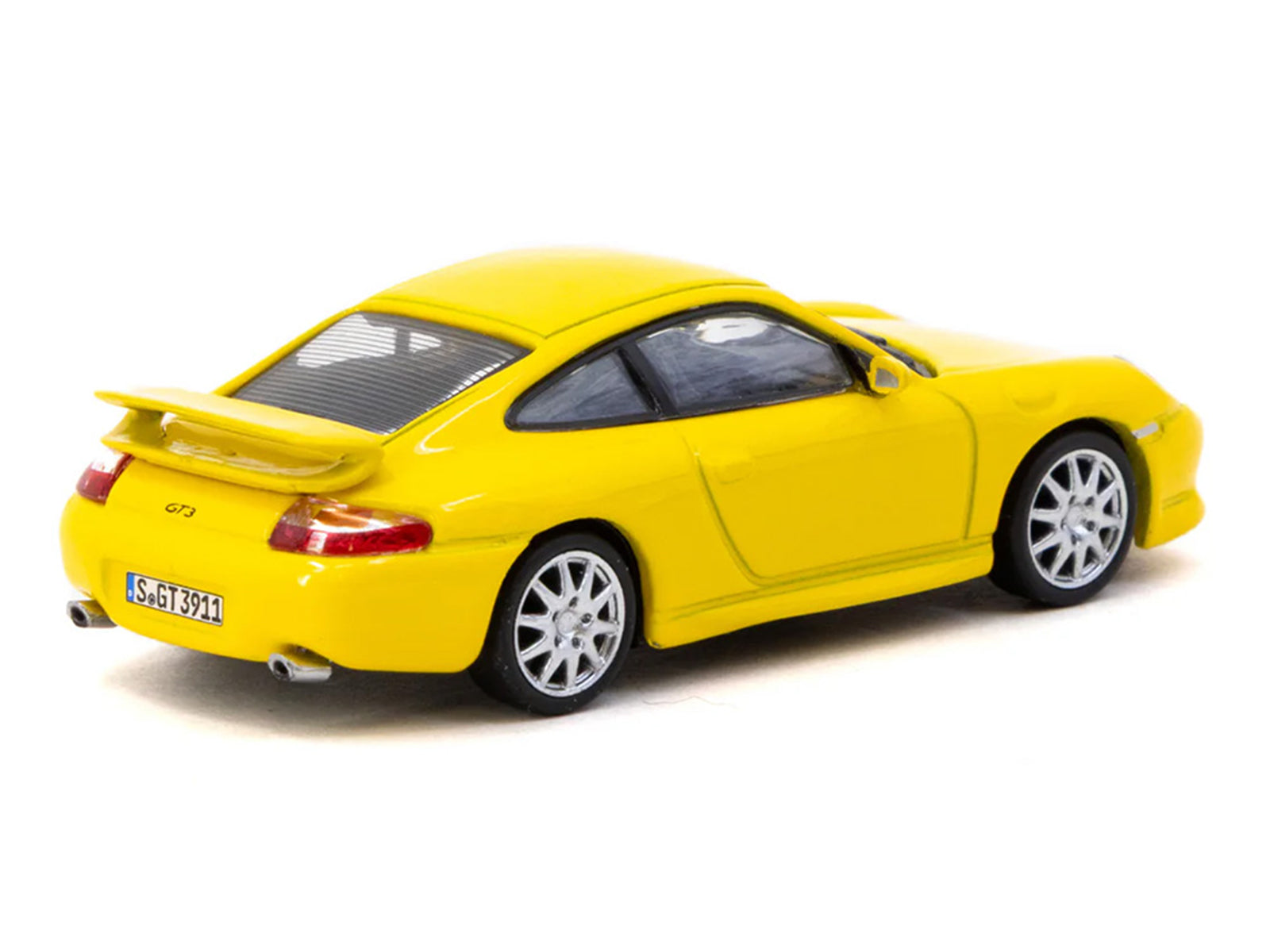 Porsche 911 GT3 (996) Yellow "Global64" Series 1/64 Diecast Model Car by Tarmac Works - image 2