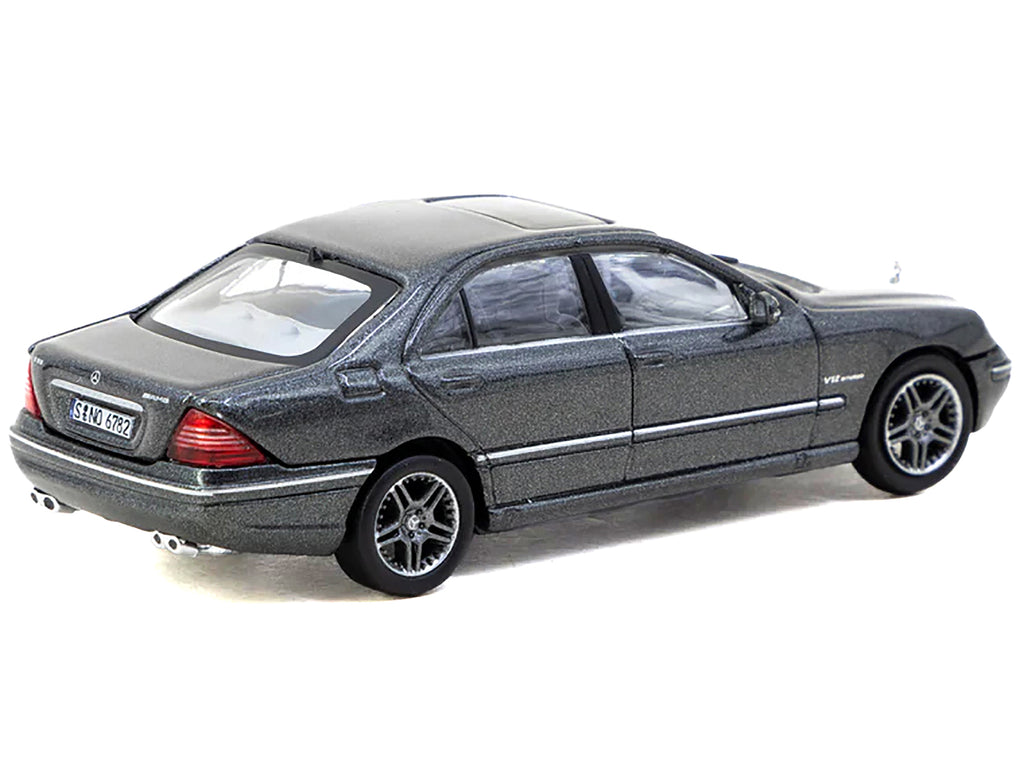 Mercedes-Benz S 65 AMG Tectite Gray Metallic "Global64" Series 1/64 Diecast Model by Tarmac Works - image 2