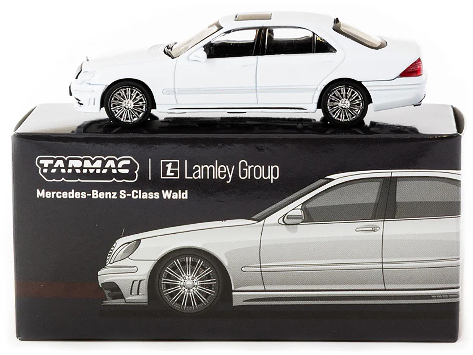 Mercedes-Benz S-Class Wald "Lamley Special Edition" Alabaster White "Global64" Series 1/64 Diecast Model by Tarmac Works - image 3