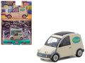 Nissan S-Cargo Van RHD (Right Hand Drive) "Presentation" Beige with Tarmac Cards "Global64" Series 1/64 Diecast Model Car by Tarmac Works
