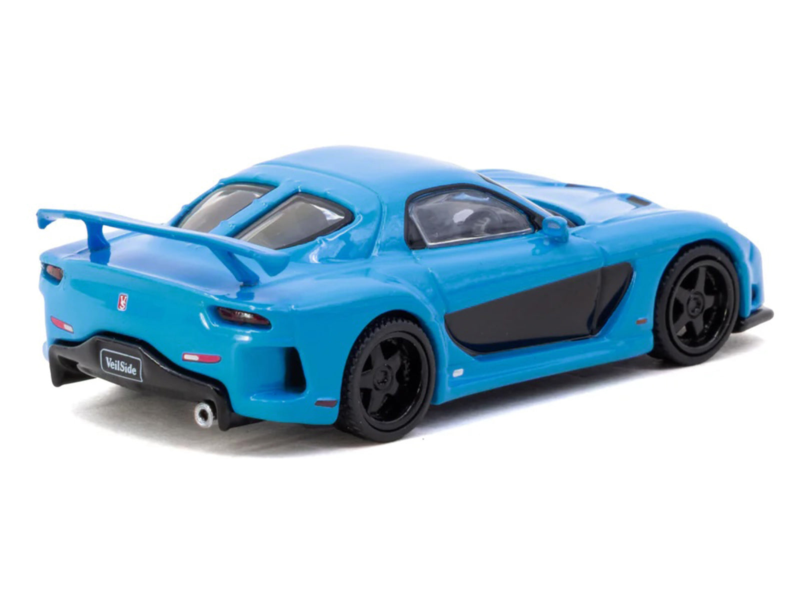 Mazda RX-7 "VeilSide Fortune7" RHD (Right Hand Drive) Blue "Global64" Series 1/64 Diecast Model Car by Tarmac Works - image 3