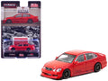 Toyota Vertex Aristo JZS161 RHD (Right Hand Drive) Red with Tarmac Cards "Global64" Series 1/64 Diecast Model Car by Tarmac Works