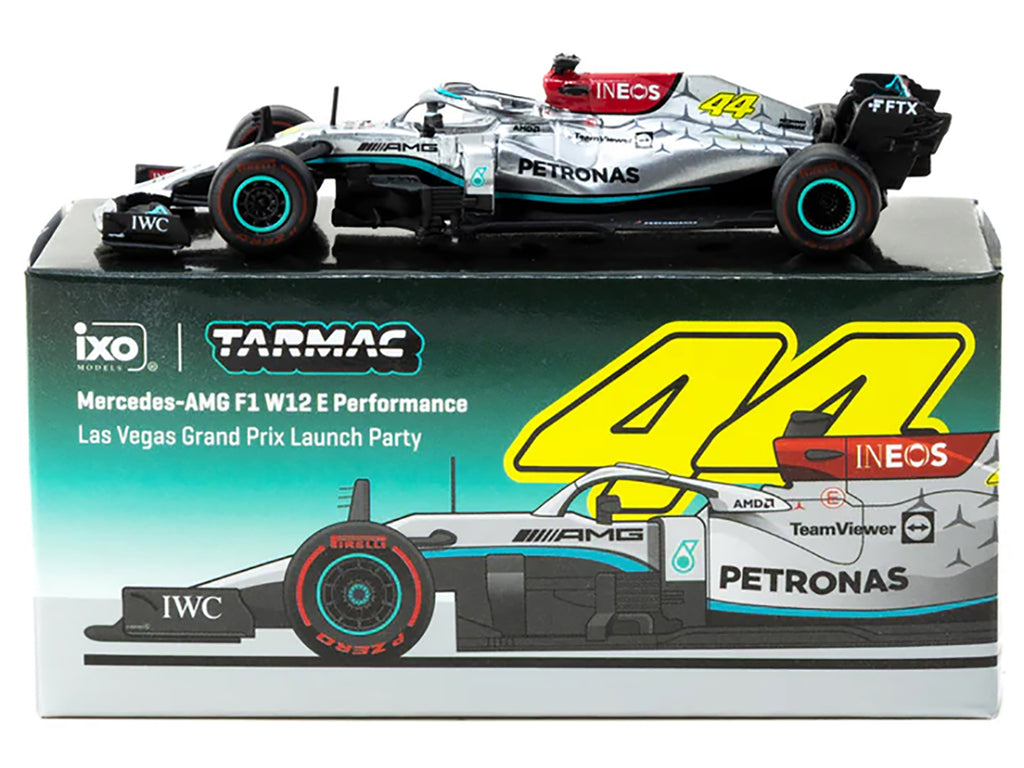 Mercedes-AMG F1 W12 E Performance Formula One F1 "Las Vegas Grand Prix Launch Party" "Global64" Series 1/64 Diecast Model Car by Tarmac Works - image 3