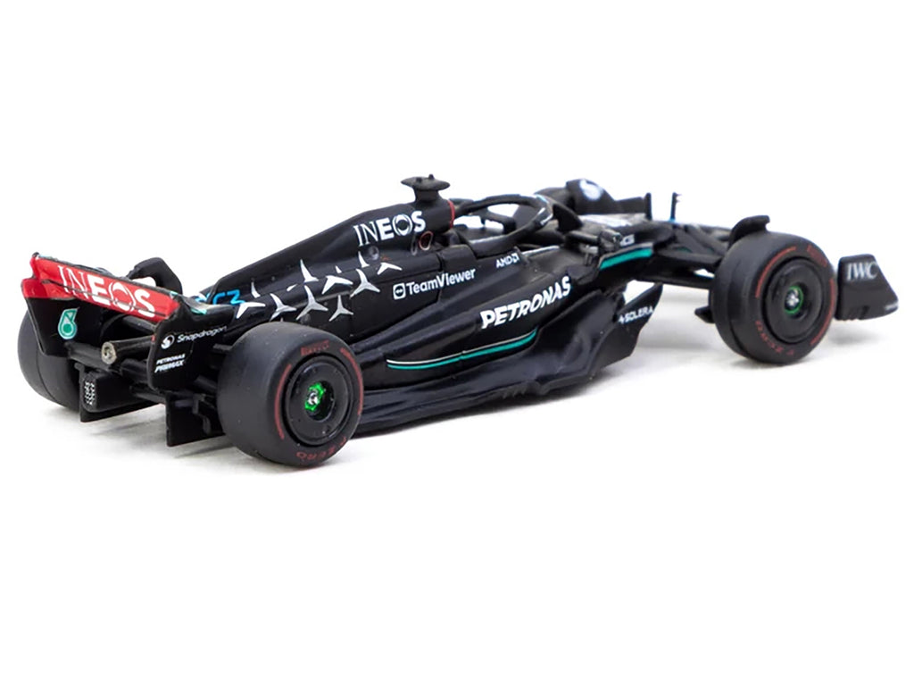 Mercedes-AMG F1 W14 E Performance #63 George Russell 3rd Place Formula One F1 "Spanish GP" (2023) "Global64" Series 1/64 Diecast Model Car by Tarmac Works - image 2