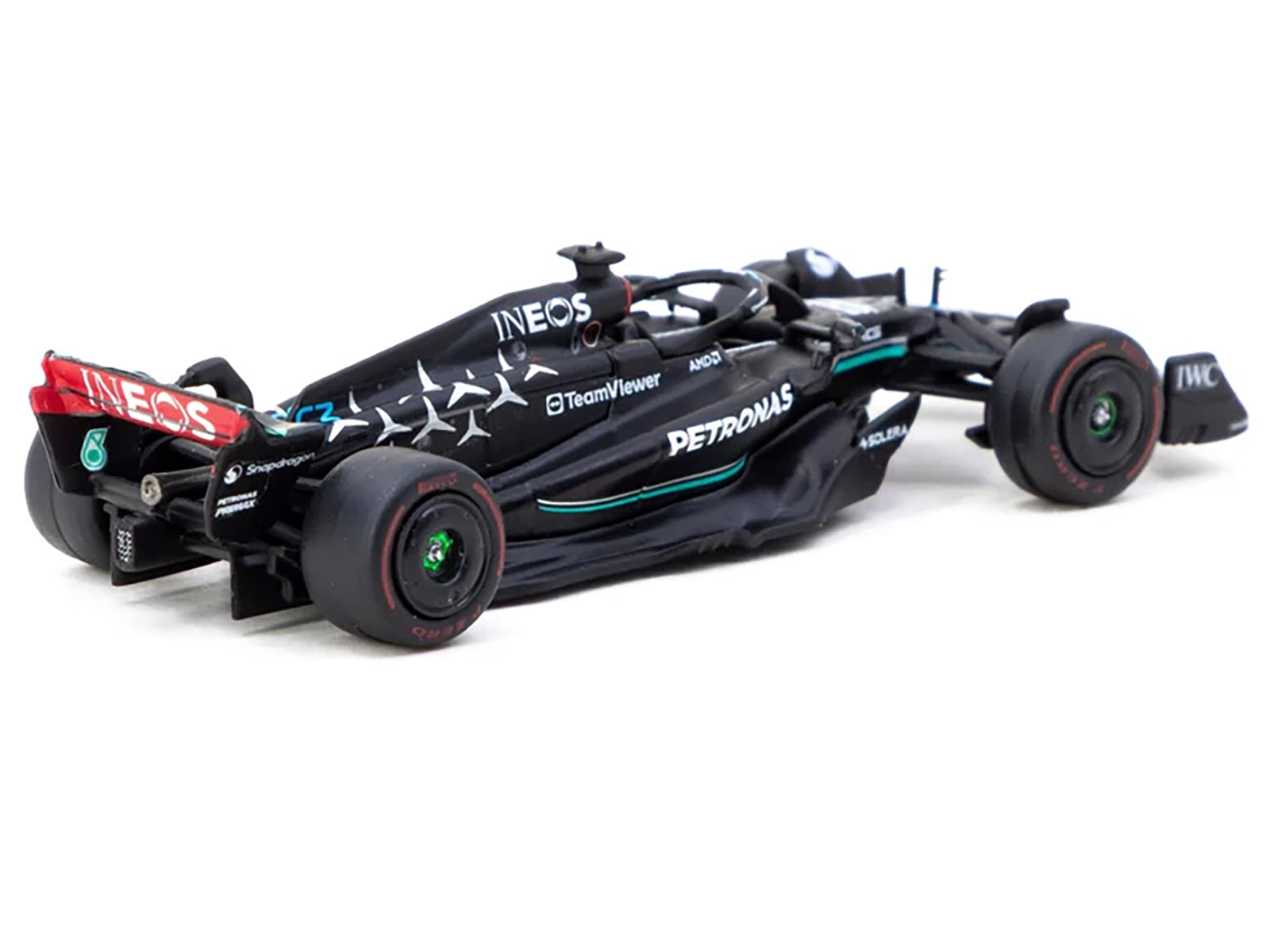 Mercedes-AMG F1 W14 E Performance #63 George Russell 3rd Place Formula One F1 "Spanish GP" (2023) "Global64" Series 1/64 Diecast Model Car by Tarmac Works - image 2