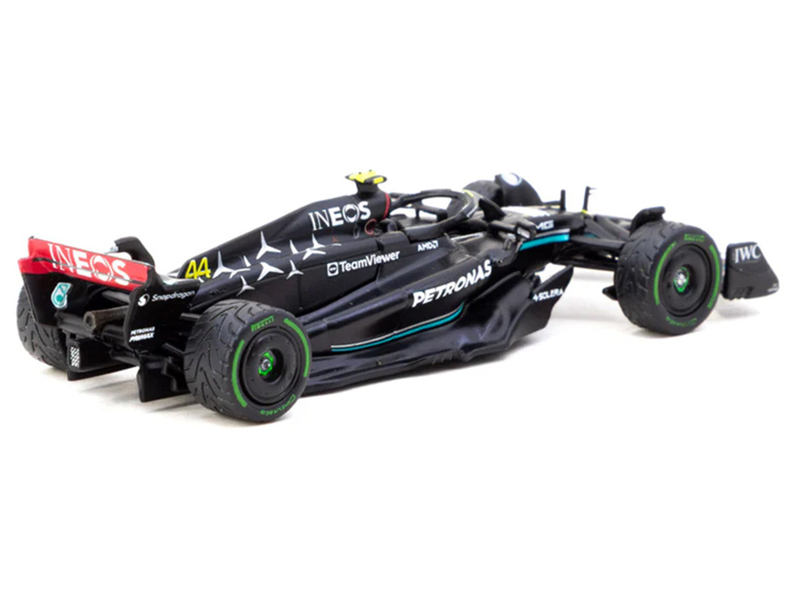 Mercedes-AMG F1 W14 E Performance #44 Lewis Hamilton Formula One F1 "Monaco GP" (2023) "Global64" Series 1/64 Diecast Model by Tarmac Works - image 3