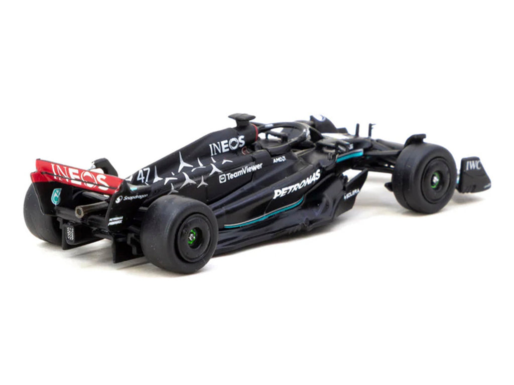 Mercedes-AMG F1 W14 E Performance #47 Mick Schumacher Formula One F1 "Spanish GP Tyre Testing" (2023) with Pit Board "Global64" Series 1/64 Diecast Model by Tarmac Works - image 3