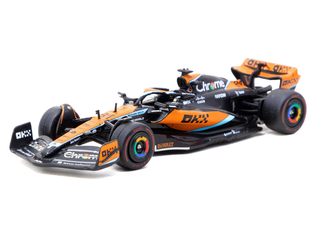 McLaren MCL60 #81 Oscar Piastri Formula One F1 "Australian GP" (2023) "Global64" Series 1/64 Diecast Model Car by Tarmac Works - image 2