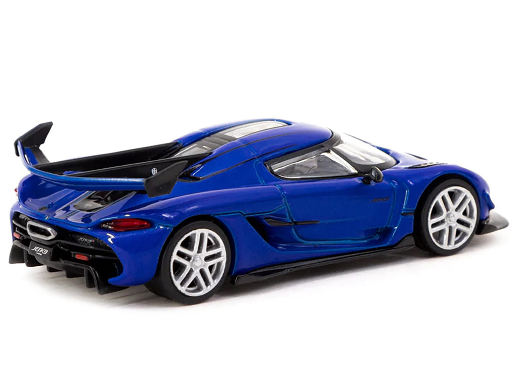 Koenigsegg Jesko Attack Blue Metallic "Global64" Series 1/64 Diecast Model by Tarmac Works - image 3
