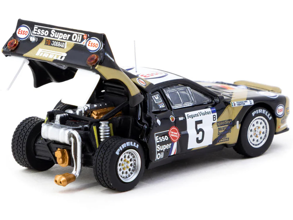 Lancia 037 Rally #5 Fabrizio Tabaton - Luciano Tedeschini Winner "Rally Catalunya" (1985) "Hobby64+" Series 1/64 Diecast Model Car by Tarmac Works - image 2
