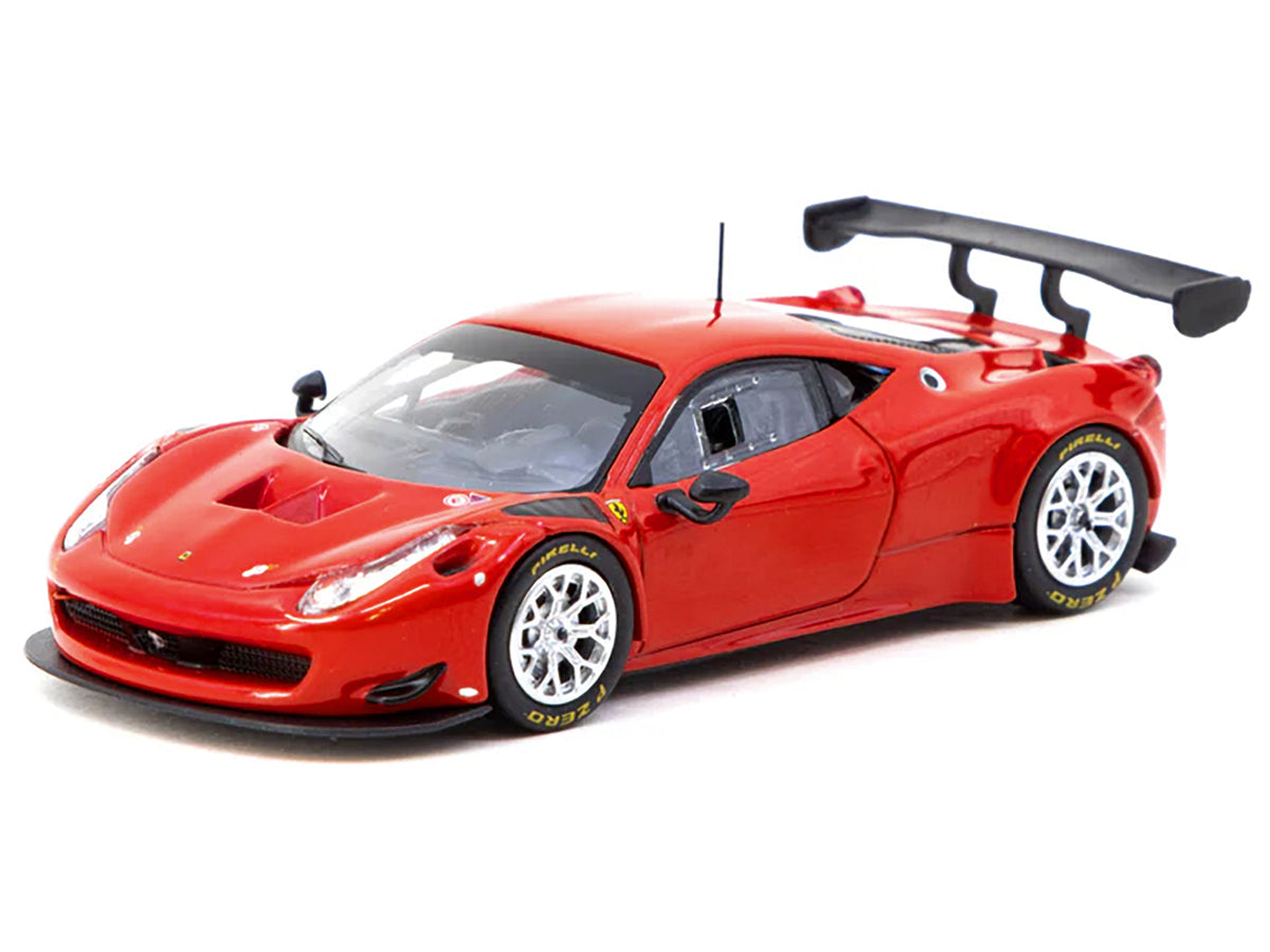 Ferrari 458 Italia GT3 Red "Road64" Series 1/64 Diecast Model Car by Tarmac Works - image 2