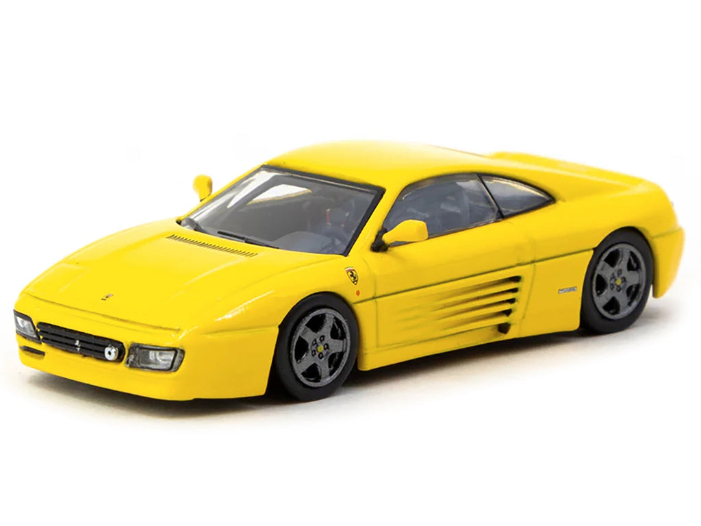 Ferrari 348 Challenge Yellow "Road64" Series 1/64 Diecast Model Car by Tarmac Works - image 2