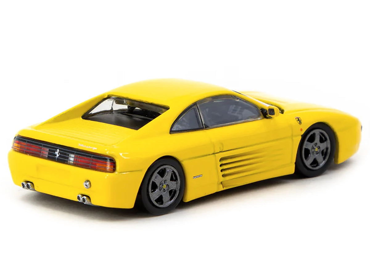 Ferrari 348 Challenge Yellow "Road64" Series 1/64 Diecast Model Car by Tarmac Works - image 3
