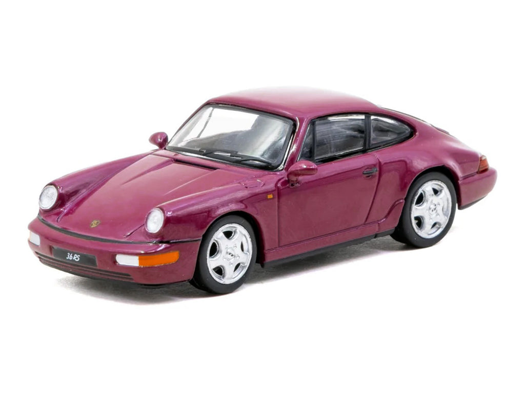 Porsche 911 Carrera RS (964) Ruby Star "Collab64" Series 1/64 Diecast Model Car by Schuco & Tarmac Works - image 2