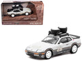 Porsche "GRAMS28 Mars Rover" 944 #28 Gray and Brown with Roof Rack "Collab64" Series 1/64 Diecast Model Car by Schuco & Tarmac Works
