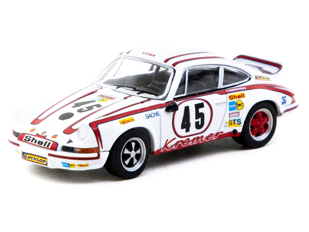 Porsche 911 Carrera RSR 2.8 #45 Erwin Kremer - Paul Keller - Clemens Schickentanz "Kremer Racing Team" GTS 3.0 Class Winner "24 Hours of Le Mans" (1973) "Collab64" Series 1/64 Diecast Model Car by Schuco & Tarmac Works - image 2