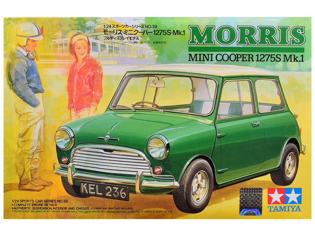 Model Kit Morris Mini Cooper 1275S MK.1 1/24 Scale Model by Tamiya