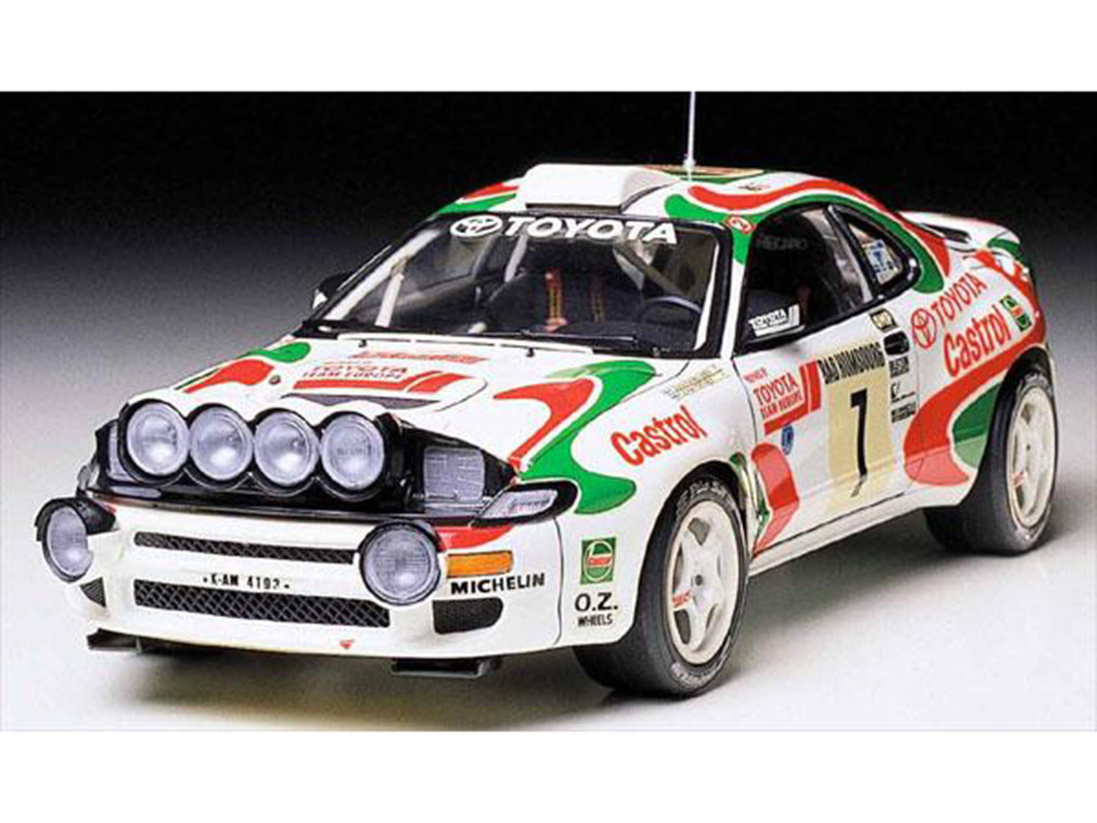 Model Kit Toyota Celica GT-Four (Castrol Celica) #3 Winner "Monte-Carlo Rally" (1993) 1/24 Scale Model by Tamiya
