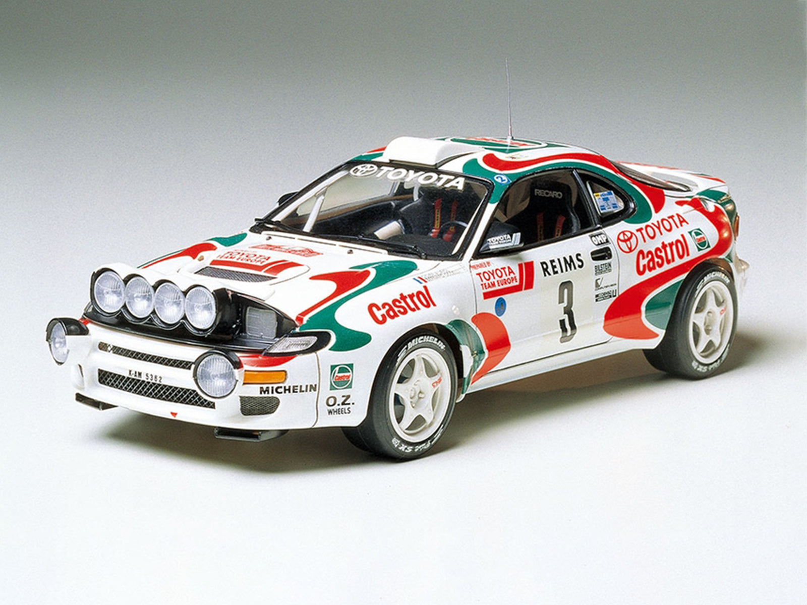 Model Kit Toyota Celica GT-Four (Castrol Celica) #3 Winner "Monte-Carlo Rally" (1993) 1/24 Scale Model by Tamiya