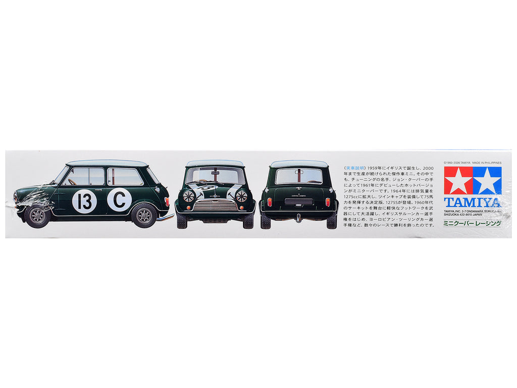 Model Kit Morris Mini Cooper Racing 1/24 Scale Model by Tamiya