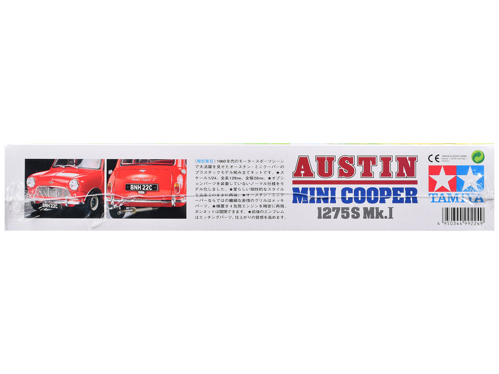 Model Kit Austin Mini Cooper 1275S MK.1 1/24 Scale Model by Tamiya
