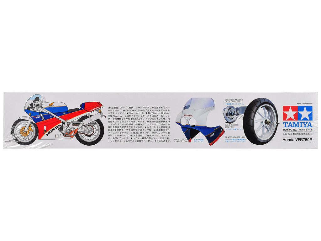 Model Kit Honda VFR750R Motorcycle 1/12 Scale Model by Tamiya - image 3