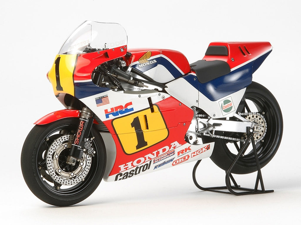Model Kit Honda NSR500 Motorcycle "500cc Road Racing World Championship" (1983) 1/12 Scale Model by Tamiya - image 2