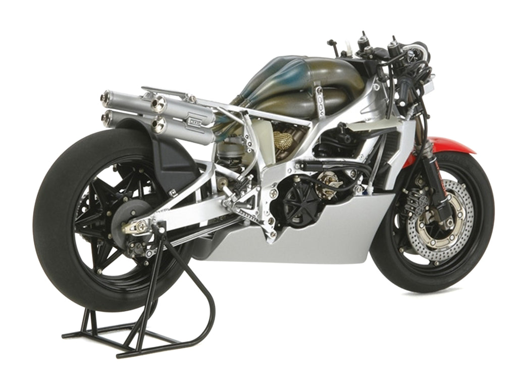 Model Kit Honda NSR500 Motorcycle "500cc Road Racing World Championship" (1983) 1/12 Scale Model by Tamiya - image 4