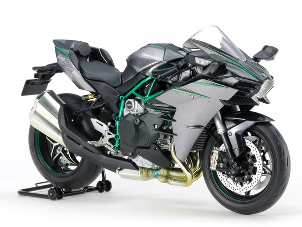 Model Kit Kawasaki Ninja H2 Carbon Motorcycle 1/12 Scale Model by Tamiya - image 2