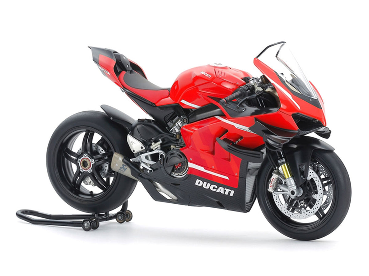 Model Kit Ducati Superleggera V4 Motorcycle with Racing Kit 1/12 Scale Model by Tamiya - image 2