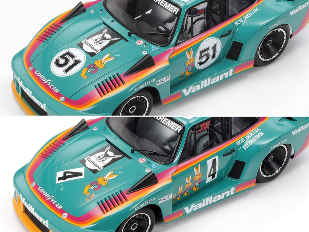 Model Kit Porsche 935 "Vaillant-Kremer" 1/24 Scale Model by Tamiya - image 4