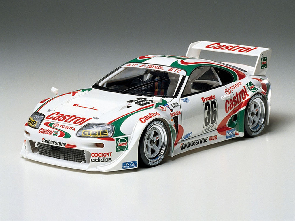 Model Kit Castrol Toyota Tom's Supra GT 1/24 Scale Model by Tamiya - image 2