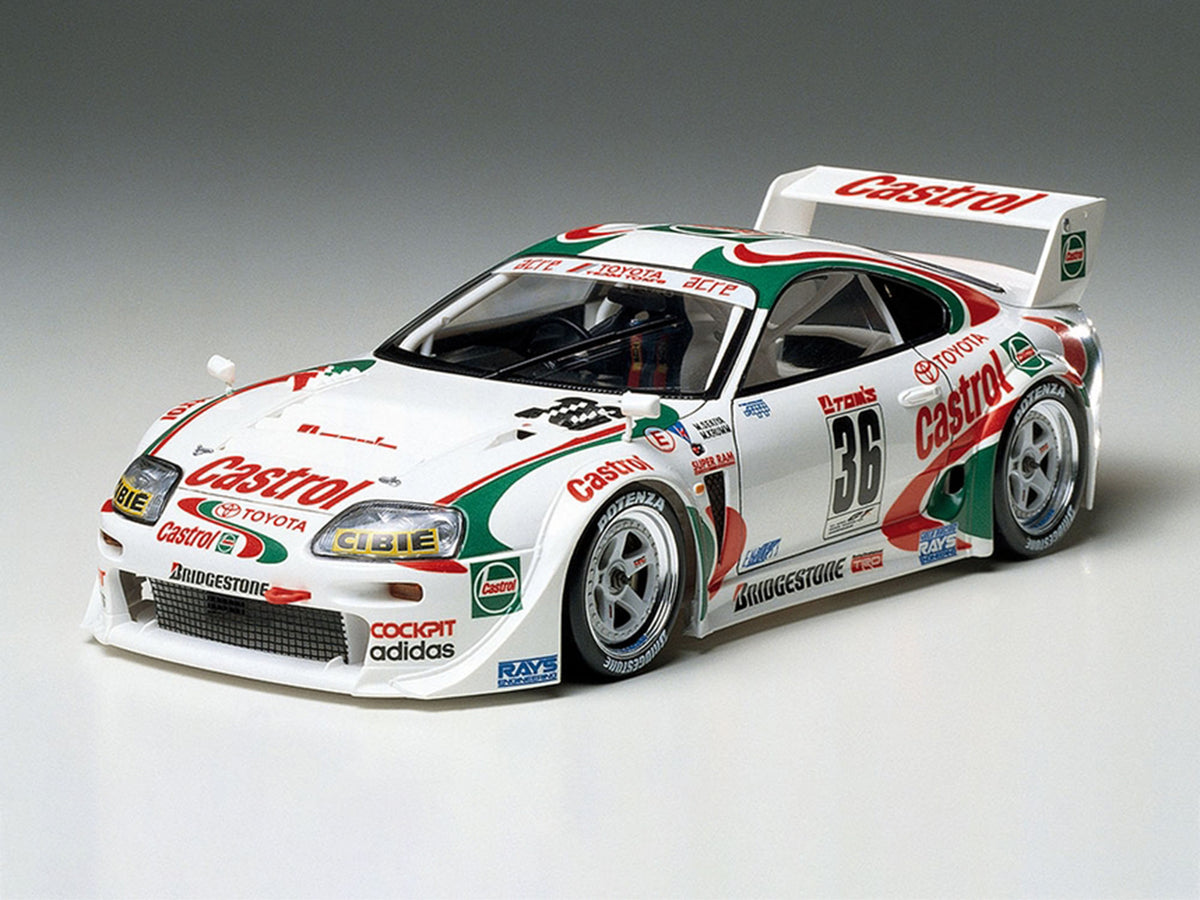 Model Kit Castrol Toyota Tom's Supra GT 1/24 Scale Model by Tamiya - image 2