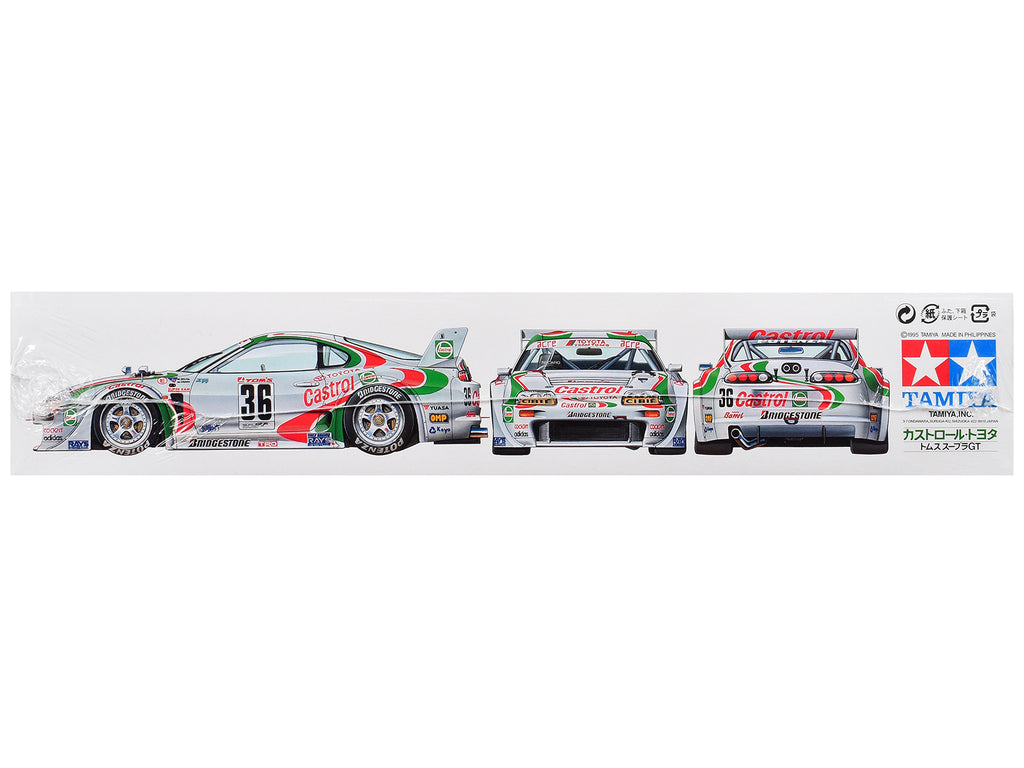 Model Kit Castrol Toyota Tom's Supra GT 1/24 Scale Model by Tamiya - image 3