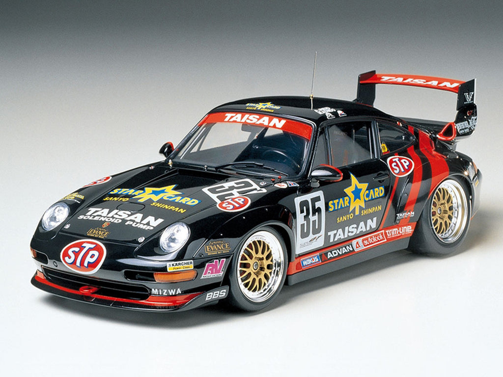 Model Kit Porsche 911 GT2 "Taisan Starcard" 1/24 Scale Model by Tamiya - image 2