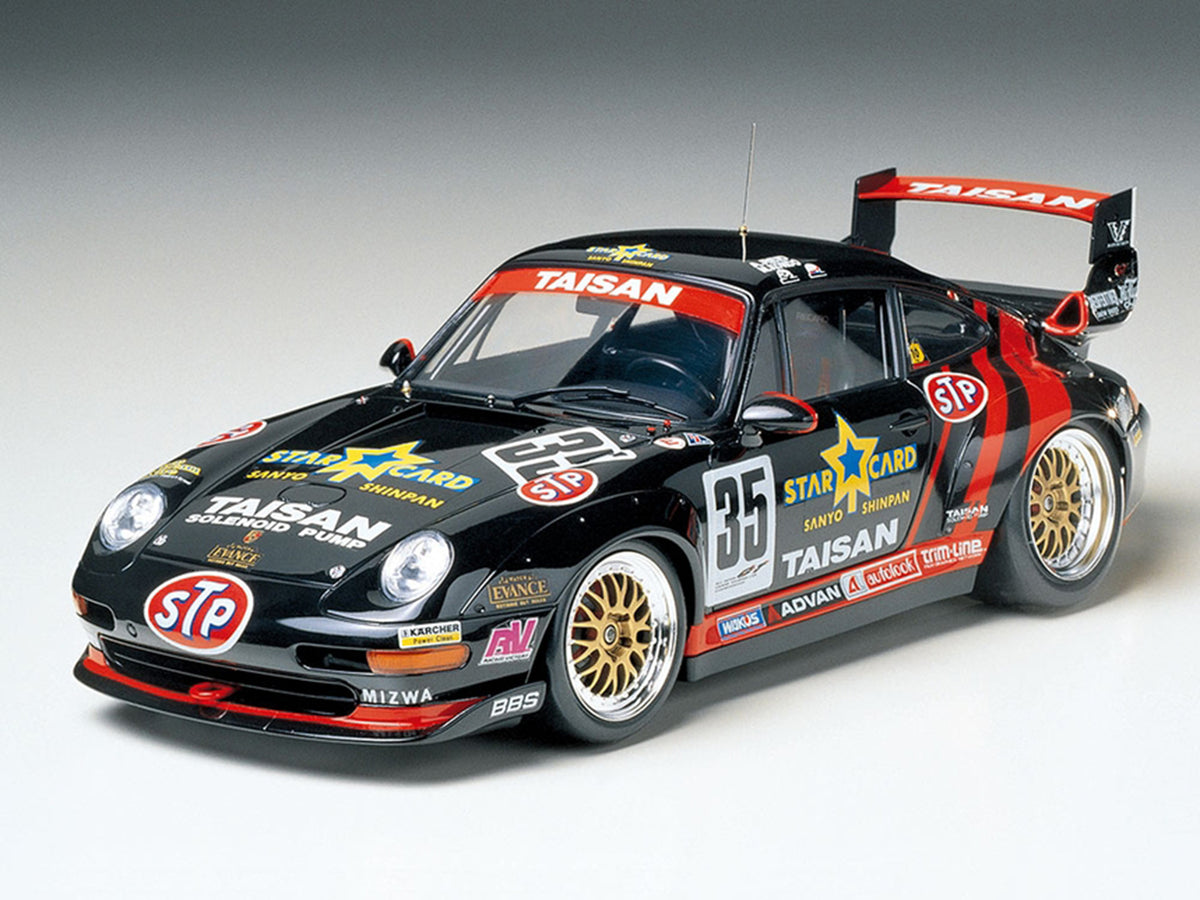 Model Kit Porsche 911 GT2 "Taisan Starcard" 1/24 Scale Model by Tamiya - image 2
