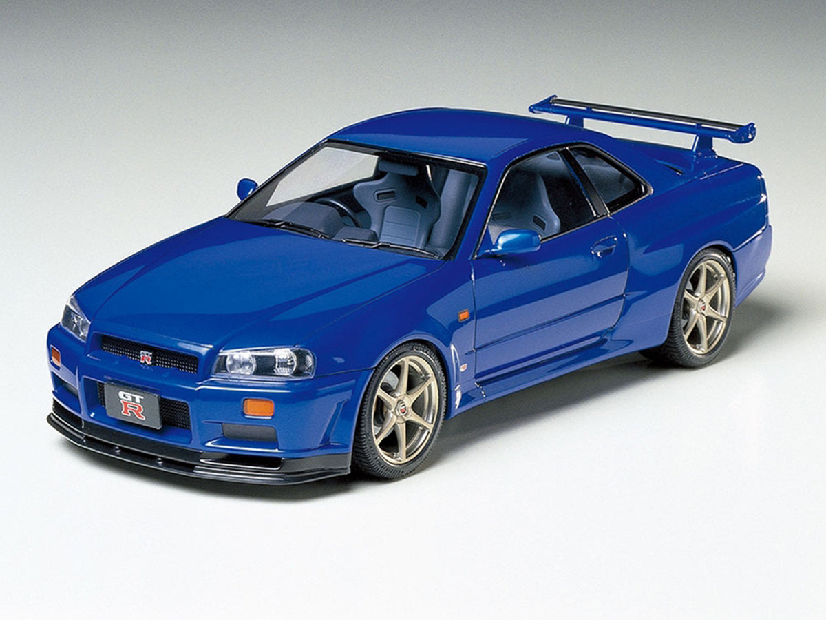 Model Kit Nissan Skyline GT-R V-Spec (R34) 1/24 Scale Model by Tamiya - image 2
