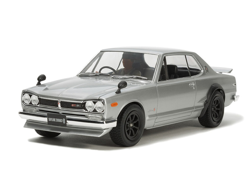 Model Kit Nissan Skyline 2000 GT-R Street-Custom with Figure 1/24 Scale Model by Tamiya - image 2