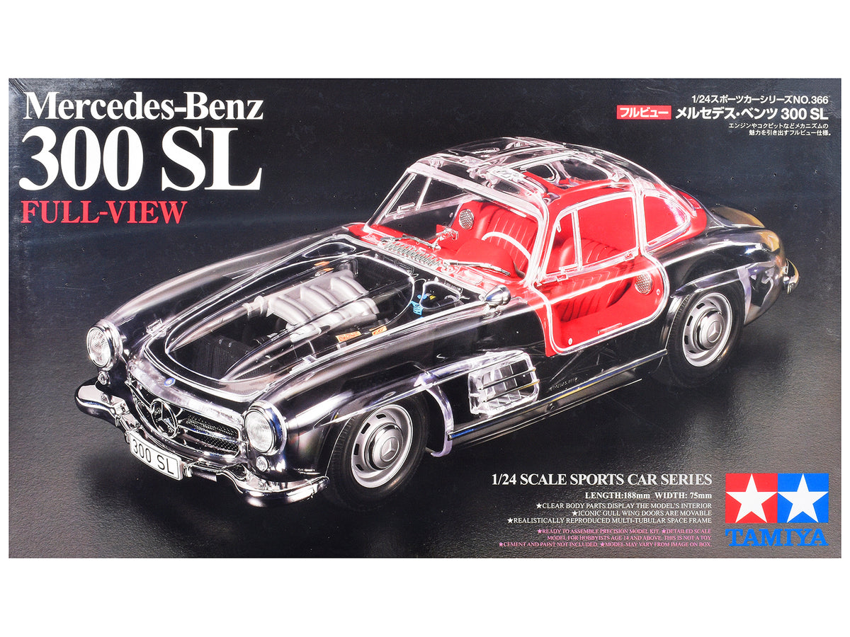 Model Kit Mercedes-Benz 300SL "Full-View" 1/24 Scale Model by Tamiya