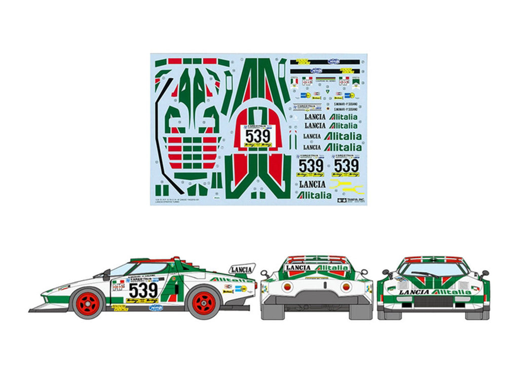 Model Kit Lancia Stratos Turbo 1/24 Scale Model by Tamiya - image 5