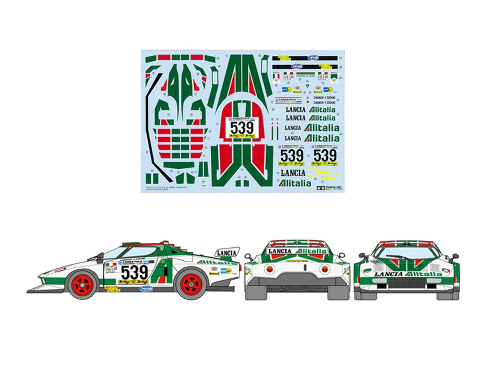 Model Kit Lancia Stratos Turbo 1/24 Scale Model by Tamiya - image 5