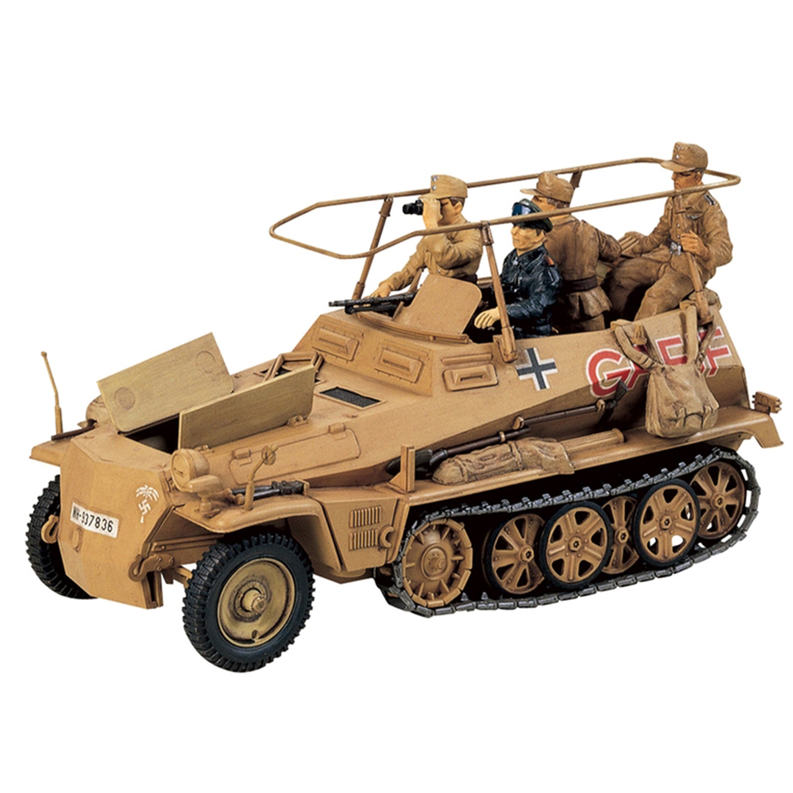 Model Kit German Sd.kfz. 250/3 Greif Half-Tracked Armored Vehicle 1/35 Scale Model by Tamiya - image 2