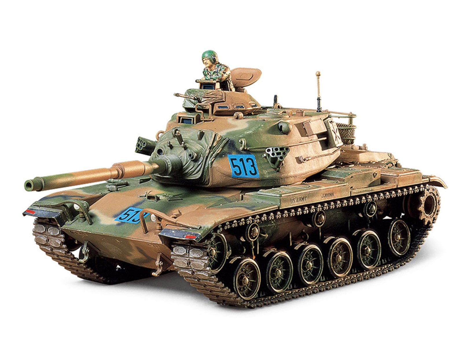 Model Kit US M60A3 105mm Gun Tank "US Army" 1/35 Scale Model by Tamiya - image 2