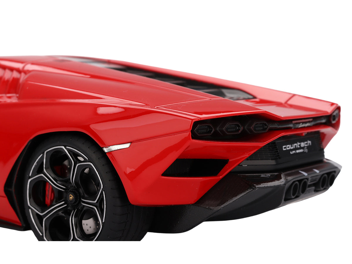 Lamborghini Countach LPI 800-4 Rosso Mars Red 1/18 Model Car by Top Speed - image 3